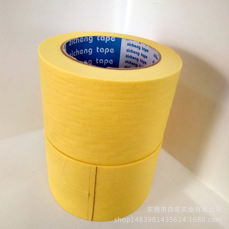 美紋紙膠帶ZC-807# 耐溫美紋紙膠帶 烤漆遮蔽皺紋紙膠帶